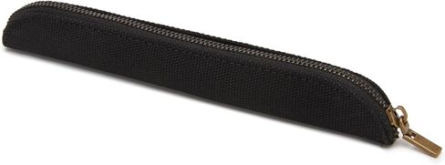 Canvas Pencil Case Cartucheras De Maquillaje Pure Color Simple Mini (Black, S) in Saudi Arabia
