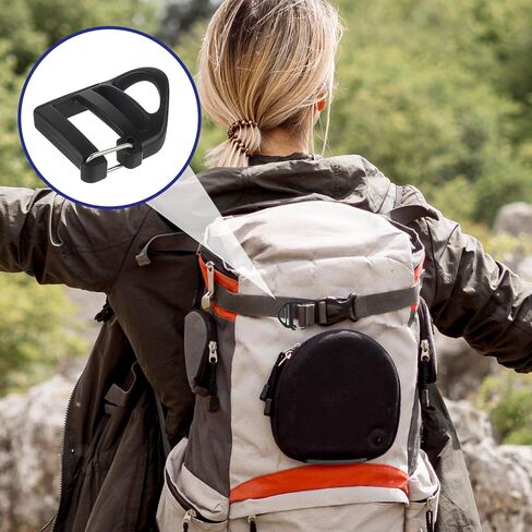 8 Pack Backpack Buckle Replacement, 25mm/1in Replacement Buckles for Backpacks, Strap Clips with Open Lock for Backpack Bag Outdoor Equipment in Saudi Arabia