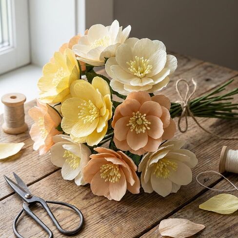 420 قطعة من أسدية الزهور للحرف اليدوية، 3 مم لصناعة الزهور، سداة لؤلؤ مزدوجة الرأس لتزيين بطاقات الزفاف بنفسك وتزيين سجل القصاصات in Kuwait