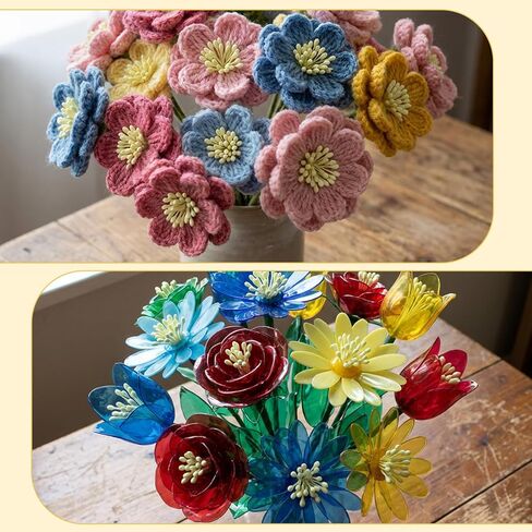 420 قطعة من أسدية الزهور للحرف اليدوية، 3 مم لصناعة الزهور، سداة لؤلؤ مزدوجة الرأس لتزيين بطاقات الزفاف بنفسك وتزيين سجل القصاصات in Kuwait