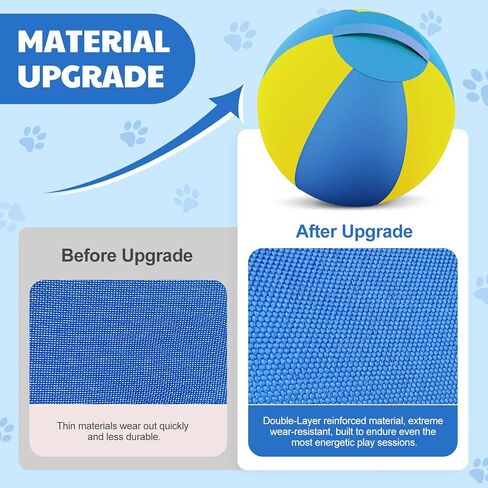 كرة الرعي للكلاب مقاس 25 بوصة من Happypaw - مقاومة معززة للمضغ ومواد شديدة التحمل، لعبة متينة للكلاب، معدات خفة الحركة للرعاة الأستراليين والماشية والكولي الحدودية والسلالات الصغيرة والمتوسطة in Kuwait
