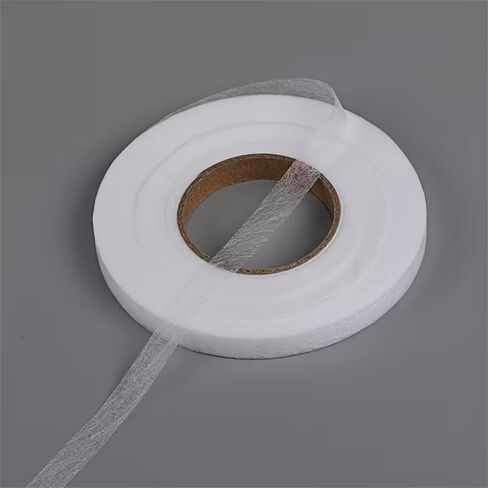 Hot Melt Double Sided Mesh Tape, 0.79 Inch x 213 Feet (2559 Inch) Adhesive Fabric Lining with Non-Woven Backing, Strong Bond for Carpets, Rugs, Crafts, DIY Projects and Multi-Surface Mounting in Saudi Arabia