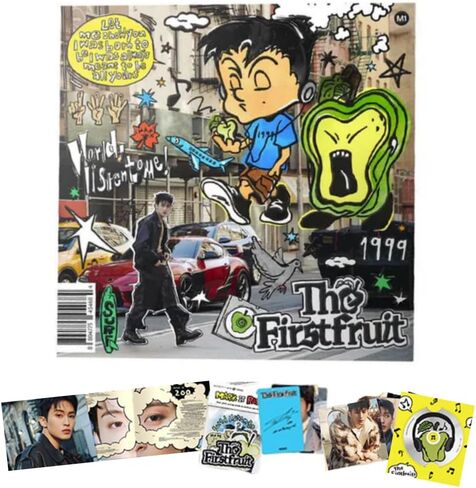 ألبوم NCT MARK The Firstfruit الأول [Square Flap A Ver.] قرص مضغوط + كتاب صور + بطاقة صور + بطاقة صورة (1999) in Kuwait