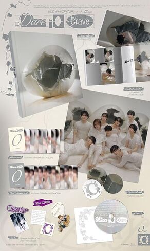 CRAVITY Dare to Crave [0 ver.] 2nd Full Album CD + Photobook + Photocard + Unit Photocard (SET NET G0?!) in Saudi Arabia
