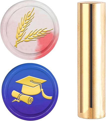 CRASPIRE Brass 2 Styles Pattern Headed Wax Seal Stamp 15mm Mini Copper Rabbit Easter Wax Seal Stamps Logo Sealing Retro Brass Carved Sealed Stamp Invitation Envelope Wrapping Wine DIY in Saudi Arabia