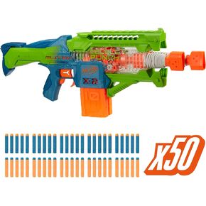 Nerf Elite 2.0 Double Punch Motorized Blaster, 50 Darts, 2x 10-Dart Clips, Ages 8+ in Saudi Arabia