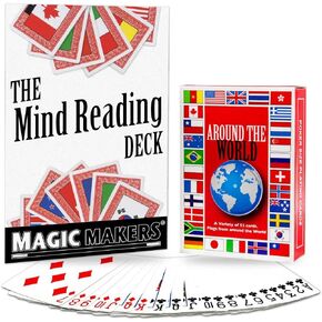 Magic Makers Mind Reading Card Trick Deck - Around The World in Saudi Arabia