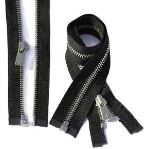 YKK #5 Excella Nickel Zipper 36" ~ Separating ~ Black in Saudi Arabia