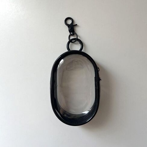 Generic Doll Bag Transparent Storage Case Multicolor Doll Display Out Box PVC Outdoor Bag(Black) in Saudi Arabia