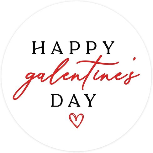 ملصقات Andaz Press مقاس 2 بوصة مستديرة Galentines، ملصقات جالنتين الوردي والأحمر لطيف Happy Galentines Day ملصقات مضادة لعيد الحب لتزيين يوم Galentines هدايا صغيرة للحفلات، 40 حزمة in Saudi Arabia