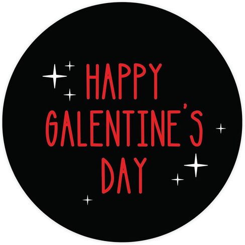 ملصقات Andaz Press مقاس 2 بوصة مستديرة Galentines، ملصقات جالنتين الوردي والأحمر لطيف Happy Galentines Day ملصقات مضادة لعيد الحب لتزيين يوم Galentines هدايا صغيرة للحفلات، 40 حزمة in Saudi Arabia