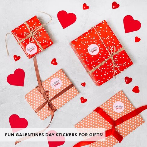 ملصقات Andaz Press مقاس 2 بوصة مستديرة Galentines، ملصقات جالنتين الوردي والأحمر لطيف Happy Galentines Day ملصقات مضادة لعيد الحب لتزيين يوم Galentines هدايا صغيرة للحفلات، 40 حزمة in Saudi Arabia