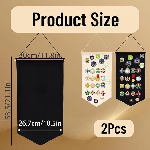 2-Pack Pin Banner for Display, Canvas Banner Blank, Black and White Blank Canvas Banner for Events, Meetings, and Trade Shows, Durable Fabric with Reinforced Edges in Saudi Arabia