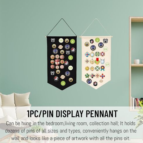 2-Pack Pin Banner for Display, Canvas Banner Blank, Black and White Blank Canvas Banner for Events, Meetings, and Trade Shows, Durable Fabric with Reinforced Edges in Saudi Arabia