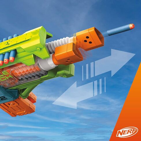 Nerf Elite 2.0 Double Punch Motorized Blaster, 50 Darts, 2x 10-Dart Clips, Ages 8+ in Saudi Arabia