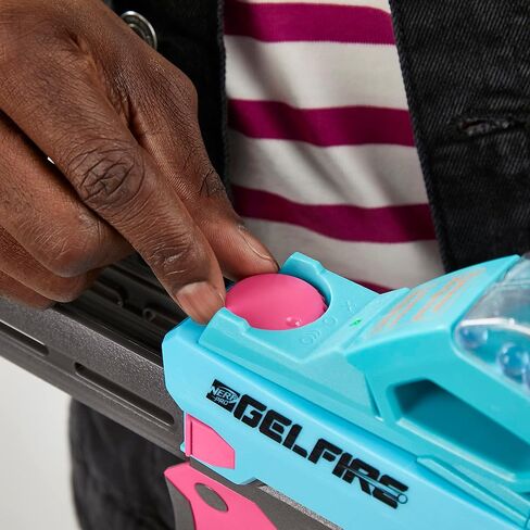 مسدس NERF Pro Gelfire X MrBeast Full Auto Blaster و20,000 طلقة جل فاير، 300 قادوس دائري، بطارية قابلة لإعادة الشحن، نظارات، للأعمار من 14 عامًا فما فوق in Saudi Arabia