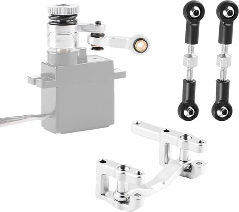 GLOBACT 20T Aluminium Servo Saver with Drag Link and Steering Set Stainless Steel Steering Links for ARRMA Granite Grom Typhon GROM 1/18 1/14 RC Truck Upgrade ARA340203 ARA340208 ARA340202 in Saudi Arabia