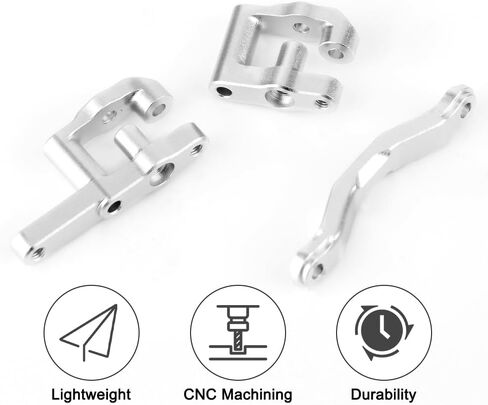 GLOBACT 20T Aluminium Servo Saver with Drag Link and Steering Set Stainless Steel Steering Links for ARRMA Granite Grom Typhon GROM 1/18 1/14 RC Truck Upgrade ARA340203 ARA340208 ARA340202 in Saudi Arabia