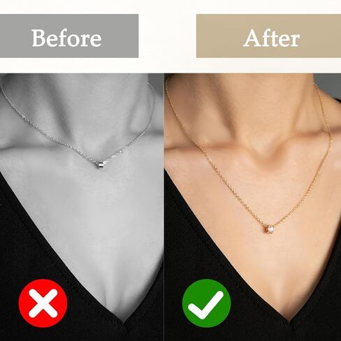 12 Pcs Gold Plated Necklace Extenders for Necklaces Ankle Bracelets Extenders Removable Chain with Lobster Clasp and O-Clasp Delicate Extender Chain Set for Women Jewelry Making in Saudi Arabia