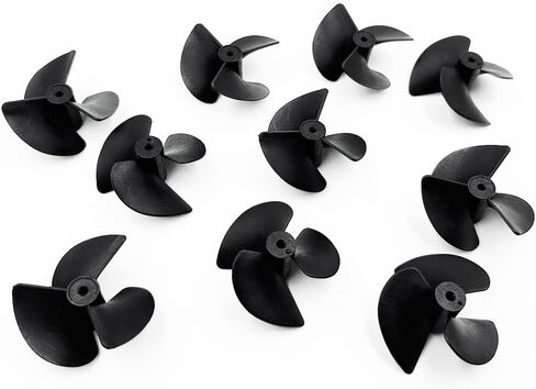 10PCS RC Boat Propellers Plastic 3-Blades Propellers for 2mm Motor Shaft DIY Model Toy RC Ship (10PCS) in Saudi Arabia