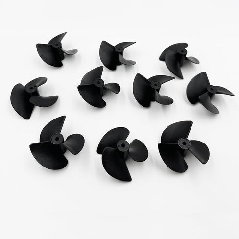 10PCS RC Boat Propellers Plastic 3-Blades Propellers for 2mm Motor Shaft DIY Model Toy RC Ship (10PCS) in Saudi Arabia