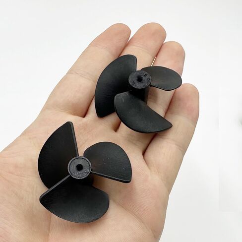 10PCS RC Boat Propellers Plastic 3-Blades Propellers for 2mm Motor Shaft DIY Model Toy RC Ship (10PCS) in Saudi Arabia