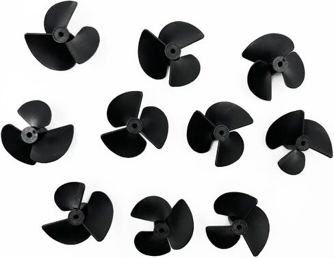 10PCS RC Boat Propellers Plastic 3-Blades Propellers for 2mm Motor Shaft DIY Model Toy RC Ship (10PCS) in Saudi Arabia