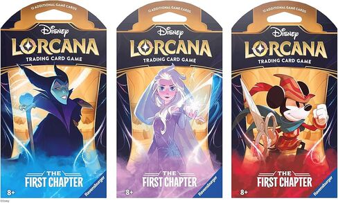 Ravensburger Disney Lorcana TCG: حزمة معززة فردية متنوعة للفصل الأول (12 بطاقة) | بطاقات التداول القابلة للتحصيل | مثالية لمحبي ديزني ولاعبي TCG | مناسبة للأعمار من 8 سنوات فما فوق in Saudi Arabia