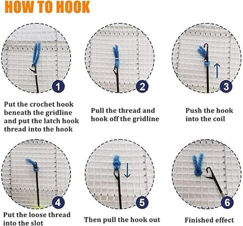 Generic Pig Family Latch Hook Kits Rug DIY Cushion Tapestry Making Crochet Hook Mat Making Kits Color Preprinted Pattern Canvas DIY Carpet Needlework Crochet Kits 52x38cm (cll-134) in Saudi Arabia