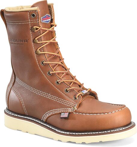 Carolina CA7502 Mens 8'' Domestic Moc Toe ST Wedge Work Boot in Kuwait