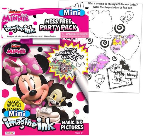 Kids Imagine Ink Coloring Book Super Set - Bundle 3 Imagine Ink Mess-Free Activity Books Featuring Disney Princess, Minnie Mouse, Moana | Art Books for Girls, Toddlers in Saudi Arabia