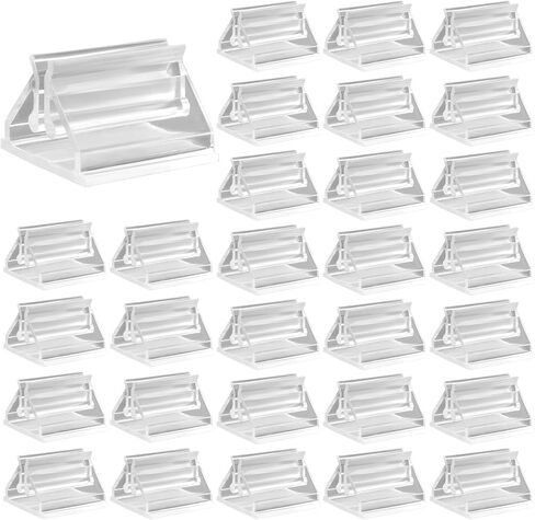 BokWin 30 Pack Clear Plastic Game Piece Card Stands – Transparent Display Holders for Cards & Photos，Board Pieces Markers | 0.76 Inch | for Games, Parties, Office in Saudi Arabia