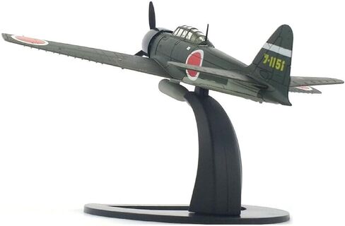 ZEZEFUFU Alloy WWII 1942 Japanese A6M3 Zero Fighter Attack Plane Military Model Aircraft Model 1/72 Scale for Collection Gift Accessory in Saudi Arabia