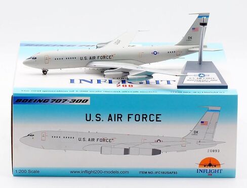 1:200 USA - Air Force Boeing TC-18E (707-331C) 81-0893 w/Stand in Saudi Arabia