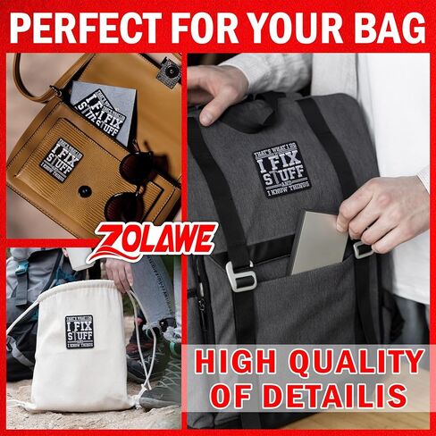 That's What I Do I Fix Stuff and I Know Things Patch, 3 Inches Sew On Iron On Patches Funny Embroidery Patches for Clothes Backpacks Hats Jeans Bag, Embroidered Patches, DIY Patch for Engineer in Saudi Arabia