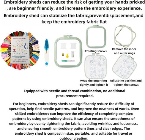 XuZBDia DIY Embroidery Book,Handmade Embroidery Stitch Book Set,with Embroidered Instructions Attached. in Saudi Arabia