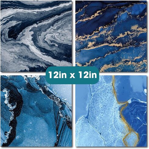 12x12 Ocean Marble Scrapbook Cardstock Decorative Paper for Card Making Journaling Planner Origami Decopage Decorative Spring Scrapbook Paper in Saudi Arabia