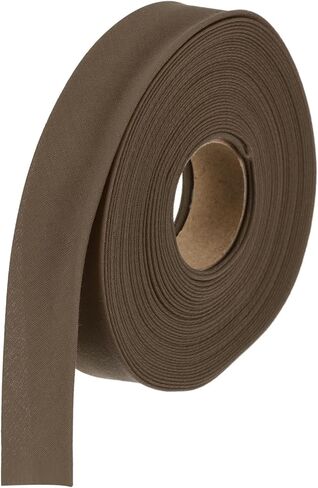 Generic 1 Inch Double Fold Bias Tape Polyester Continuous Bulk Bias Tape for Sewing,Seaming Quilting Hemming Binding Crafts (Brown 10 Yards) in Saudi Arabia