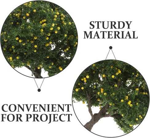 Mipcase Miniature Landscape Tree Model 4.72X3.15X2.76In Plastic Fake Maple Tree for Fairy Garden DIY Scenery Small Ornament Trees for Model Trains and Craft Projects in Saudi Arabia