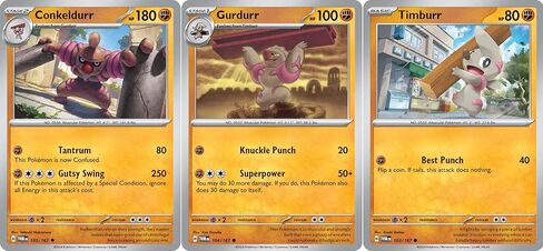 Conkeldurr 105/167 - Twilight Masquerade – Pokemon Card Lot in Saudi Arabia