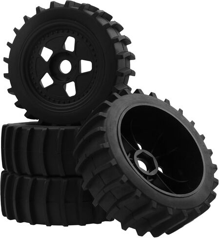 RC 1/8 Snow Sand Paddles Buggy Tires 17mm Hubs Wheels with Foam Inserts Compatible with Arrma Typhon Talion 6S Losi 8IGHT Team Associated HPI Tamiya HSP 1/8 RC Off Road Buggy in Saudi Arabia