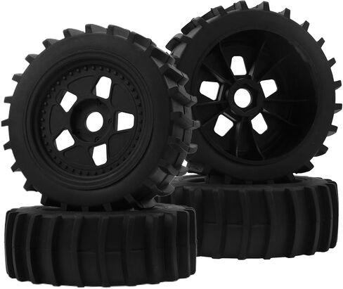 RC 1/8 Snow Sand Paddles Buggy Tires 17mm Hubs Wheels with Foam Inserts Compatible with Arrma Typhon Talion 6S Losi 8IGHT Team Associated HPI Tamiya HSP 1/8 RC Off Road Buggy in Saudi Arabia