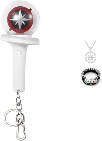 skz Merch، مجموعة هدايا Skzoo، 1 ​​سلسلة مفاتيح مضيئة، 3 أساور صداقة ملونة | لون وسرعة قابلة للتعديل، 15 وضعية LED، البقاء، هدية البقاء in Kuwait