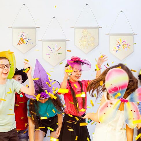 12 PCS Canvas Banners Wall Hanging Brooch Jewelry Storage Case Stand Enamel Pin Display, Sublimation blank Banner,Holder Earrings Necklace Pin Collection Organizer in Kuwait