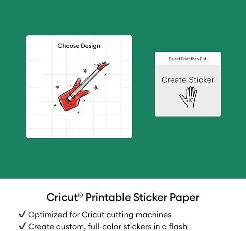 Cricut® Waterproof Sticker Set - US Letter (6 ct) in Saudi Arabia
