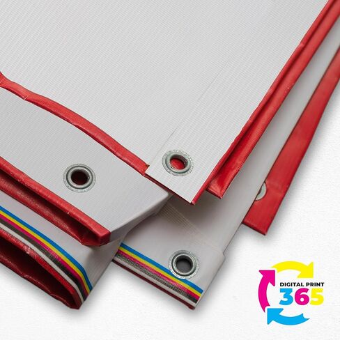 Blank Vinyl Banners with Grommets – Heavy-Duty 13 oz Scrim Vinyl Banner Blank for Indoor Outdoor Use, Personalized Backdrop, White Canvas Sign for Birthday, Graduation, Congratulations in Saudi Arabia