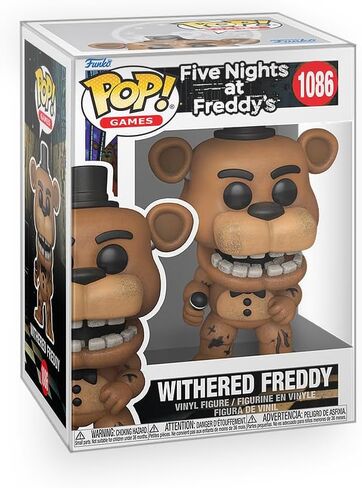 Funko Pop! FNAF: Five Nights at Freddy's - Withered Freddy Vinyl Figure Collectibles Bundled with Box Protector in Saudi Arabia