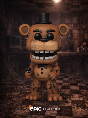 Funko Pop! FNAF: Five Nights at Freddy's - Withered Freddy Vinyl Figure Collectibles Bundled with Box Protector in Saudi Arabia