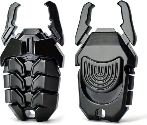 Beetle Fidget Toys Adults, Metal Fidget Toys Fidget Clicker, Creative Beer Bottle Opener, Office Executive Desk Toy for Stress Relief, Anxiety & ADHD, Focus Tool for Men & Women (Black) in Saudi Arabia