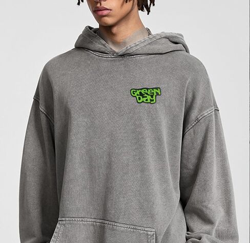 XIAOYATOU Green Day Embroidered Patch, Iron-On Applique for Casual Wear, Denim Clothing, Children's Clothing and Hats in Saudi Arabia